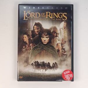 The Lord of the Rings: The Fellowship of the Ring DVD WIDESCREEN!!! 2 DISCS!!!